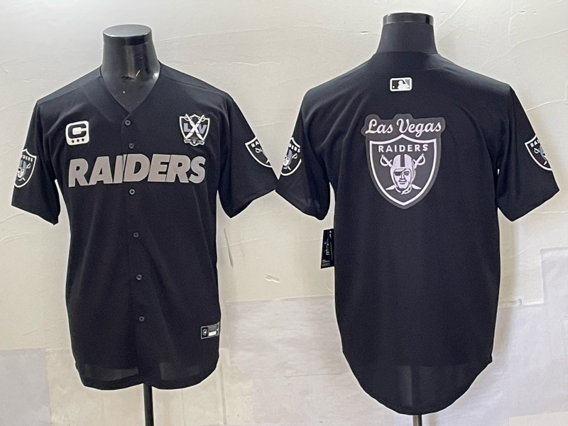 Men Oakland Raiders blank Black Nike 2025 Limited NFL Jersey 001->atlanta braves->MLB Jersey